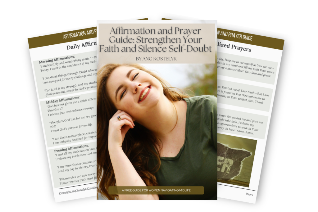 Affirmation and prayer guide: strengthen your faith and silence self doubt